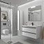 Mueble de baño Attila suspendido 2 cajones white satin de Salgar